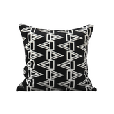 White Triangle Cushion